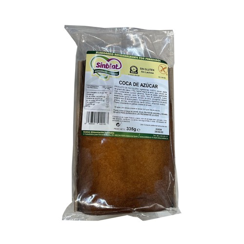 Alcampo SINBLAT Coca de azúcar sin gluten SINBLAT 335 g