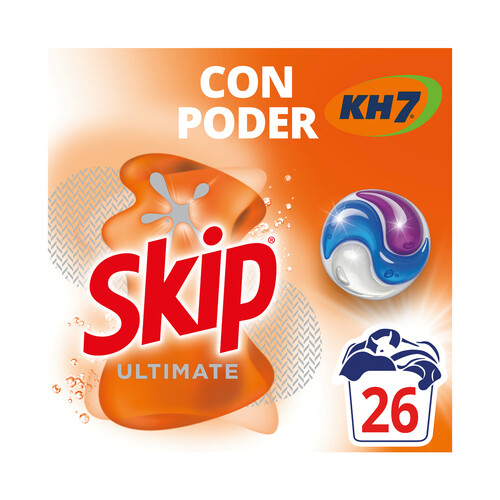 Alcampo SKIP KH-7 Ultimate Detergente en cápsulas poder 22 lav