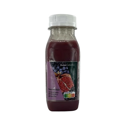 Alcampo Smoothie de arándanos granada y grosella ALCAMPO GOURMET 250 ml
