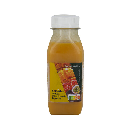 Alcampo Smoothie de mango goji y fruta de la pasión ALCAMPO GOURMET 250 ml