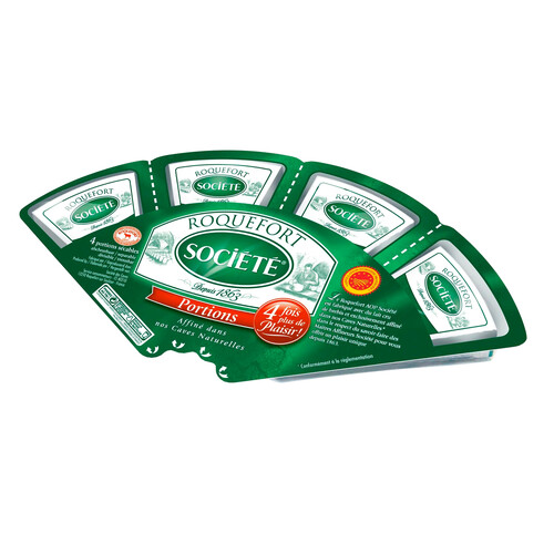 Alcampo SOCIÉTÉ Queso en porciones roquefort SOCIÉTÉ 4 uds