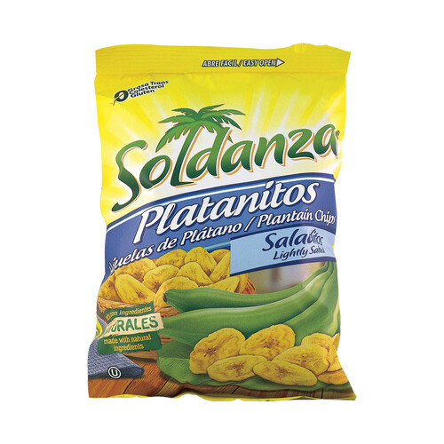 Alcampo SOLDANZA Snacks platanitos salados light SOLDANZA PLATANITOS 71 g