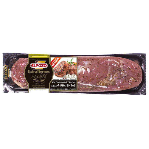 Alcampo Solomillo De Cerdo A Las 4 Pimientas Elaborado Sin Conservantes Gluten Ni Lactosa EL POZO Extratiernos Del Chef