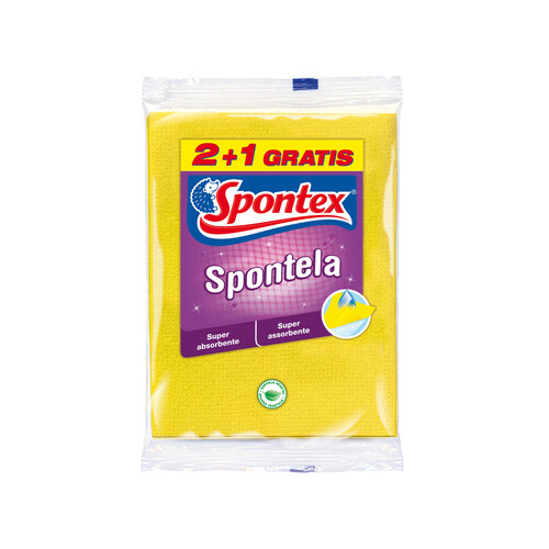 Alcampo SPONTEX Bayetas absorbentes multiusos SPONTEX SPONTELA 2 uds
