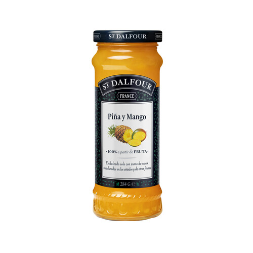 Alcampo ST.DALFOUR Mermelada de piña y mango ST.DALFOUR 284 gr