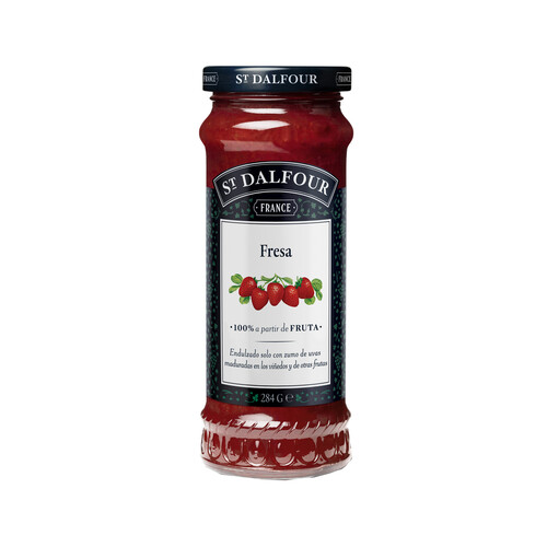 Alcampo ST.DALFOUR Rapsodia 100% fresa endulzado con zumo de uva y frutas natural
