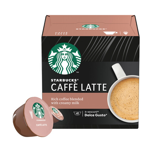 Alcampo STARBUCKS Café en cápsulas Caffé Latte 12 uds