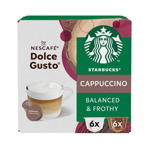 Alcampo STARBUCKS Café en cápsulas cappuccino 6 uds