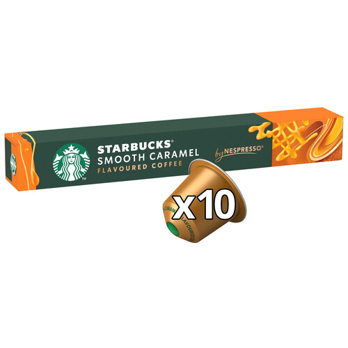 Alcampo STARBUCKS Café en cápsulas sabor caramelo I5 10 uds