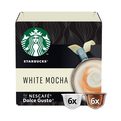Alcampo STARBUCKS White mocha Café en cápsulas 12 uds