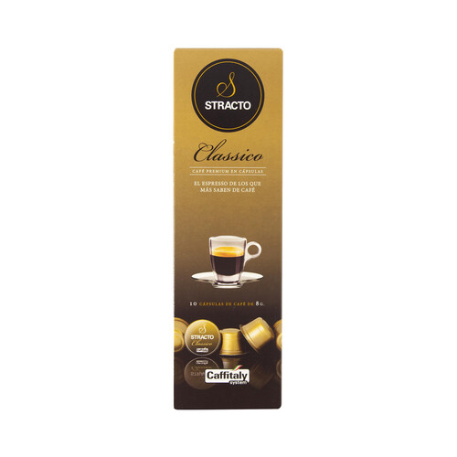 Alcampo STRACTO MONTECELIO Café en cápsulas clásico 10 uds