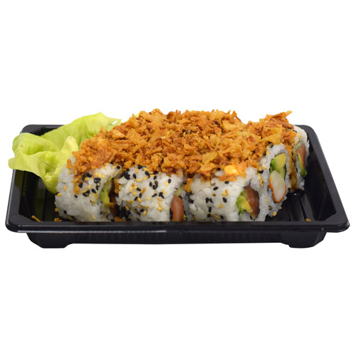 Alcampo SUSHI GOURMET California de Salmón y surimi con cebolla frita SUSHI GOURMET 9 uds
