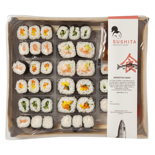 Alcampo SUSHITA Aperitivo makis variado SUSHITA 41 pieza