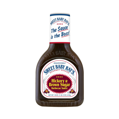 Alcampo SWEET BABY RAY´S Salsa barbacoa dulce hickory & brown bote 510 g