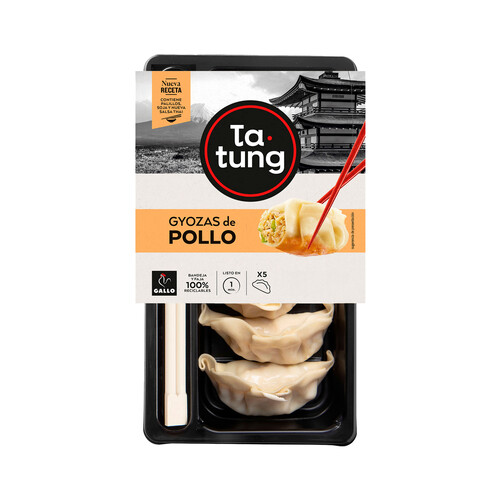 Alcampo TA-TUNG Dim Sum Gyozas de pollo listas para calentar y comer TA-TUNG 144 g