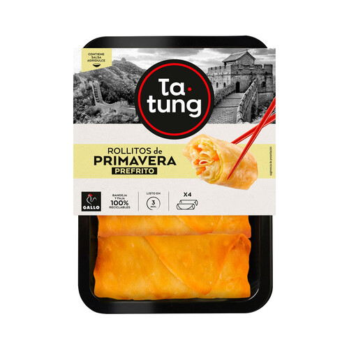 Alcampo TA-TUNG Rollito de primavera prefitro 290 g