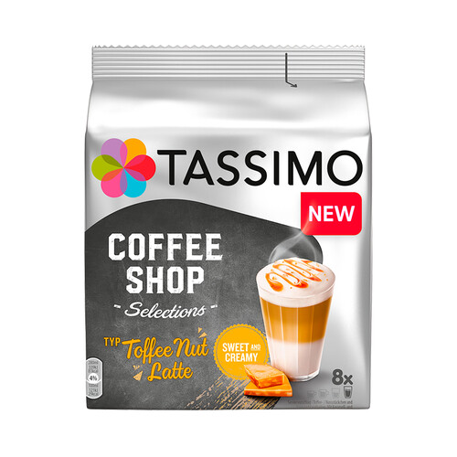 Alcampo TASSIMO Café en cápsulas espresso toffeenut latte 8 uds