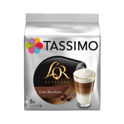 Alcampo TASSIMO L'OR Café en cápsulas latte macchiato 8 uds