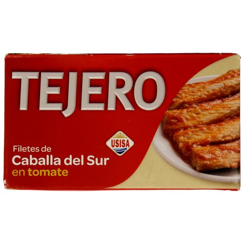 Alcampo TEJERO Caballa del sur en tomate en filetes lata de 78 g
