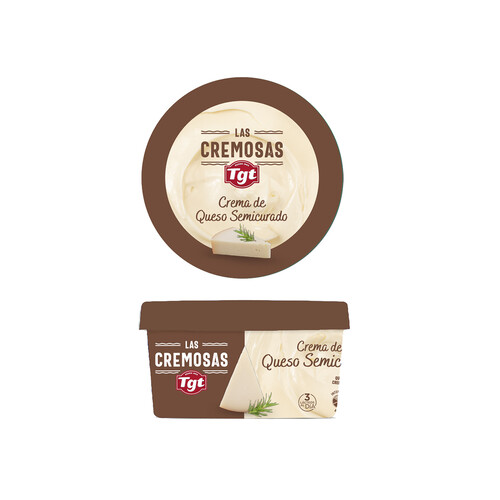 Alcampo TGT Crema de queso para untar semi curado TGT LAS CREMOSAS125 g