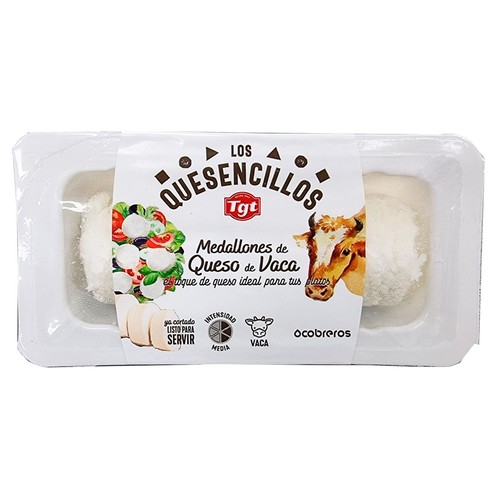 Alcampo TGT Los quesencillos Queso de rulo 100% de vaca precortado 100g