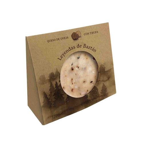 Alcampo TGT Queso de oveja trufado Leyendas de Baztán TGT Cuña de 250g