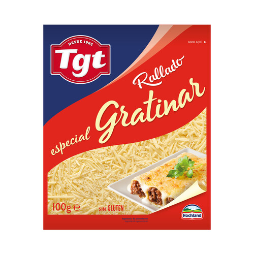 Alcampo TGT Queso rallado especial gratinar TGT 100 g