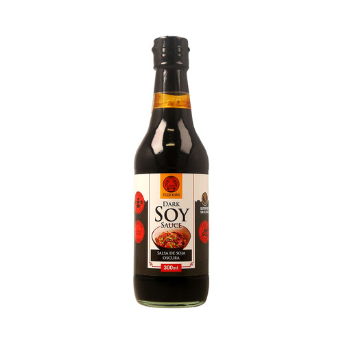 Alcampo TIGER KHAN Salsa de soja oscura TIGER KHAN 300 ml