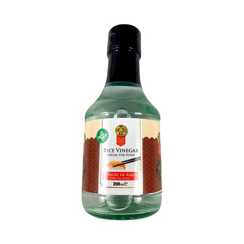 Alcampo TIGER KHAN Vinagre de arroz para sushi TIGER KHAN 200 ml