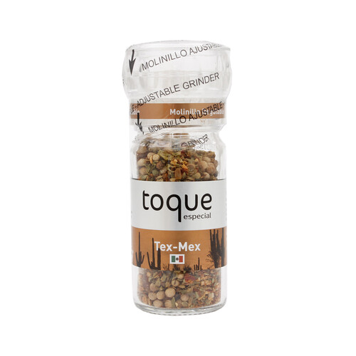Alcampo TOQUE Molinillo regulable tex-mex TOQUE especial 40 gramos