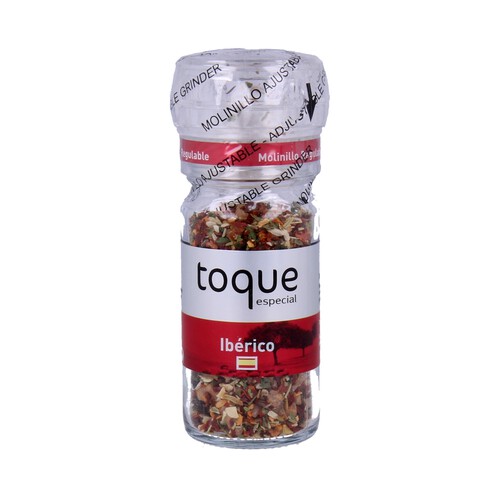Alcampo TOQUE Sazonador ibérico ideal para tortillas estofados sopas y ensaladas TOQUE frasco de 28 g