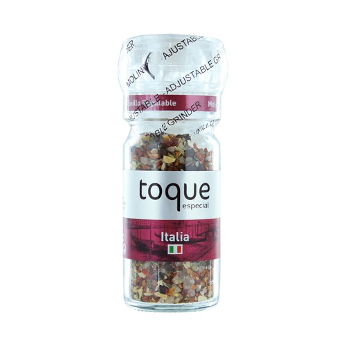 Alcampo TOQUE Sazonador Italia ideal para pizzas pastas pollo y ensaladas TOQUE frasco de 43 g