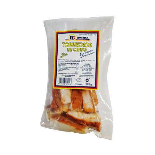 Alcampo Torreznos de cerdo elaborados sin gluten ROGUSA 300 g