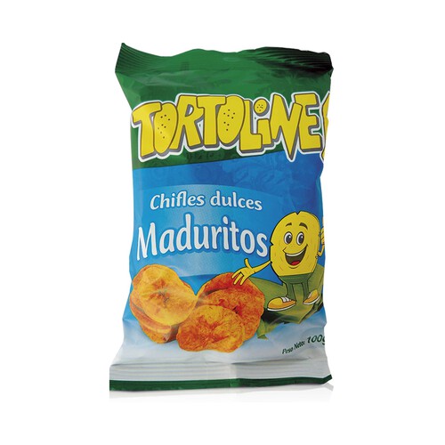 Alcampo TORTOLINES Plátano frito maduro dulce TORTOLINES bolsa de 114 g