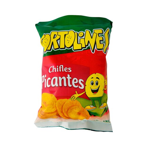 Alcampo TORTOLINES Plátano frito picante TORTOLINES bolsa de 100 g