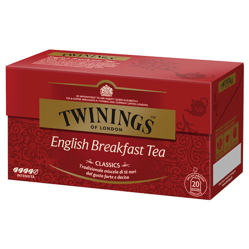 Alcampo TWINIGS Té negro English Breakfast 20 uds. 40g