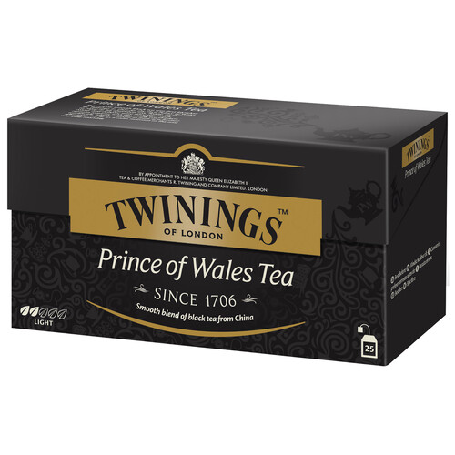 Alcampo TWININGS Prince of Wales Té negro clásico 25 uds. 50 g
