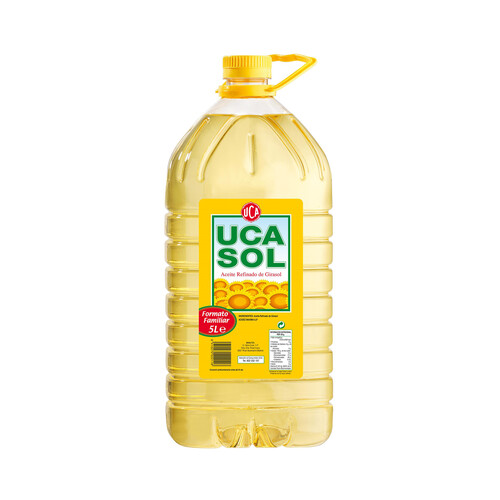 Alcampo UCASOL Aceite refinado de girasol garrafa de 5 l