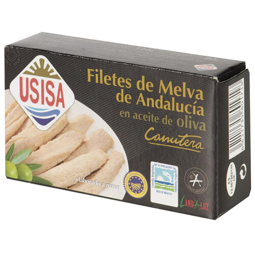 Alcampo USISA Filetes de melva en aceite de oliva lata de 80 g
