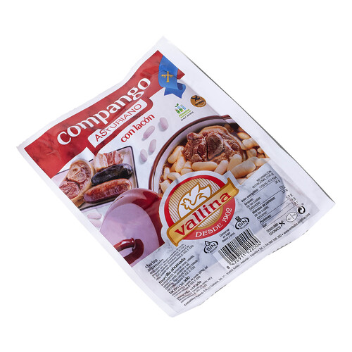 Alcampo VAILLINA Compango asturiano con lacón (chorizo y morcilla ahumadas y lacón y panceta curadas) 380 h