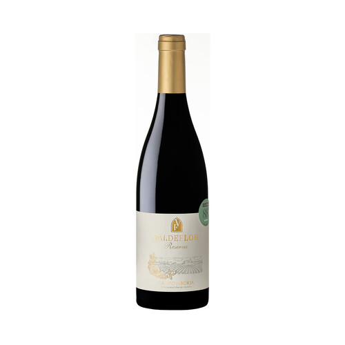 Alcampo VALDEFLOR Vino Tinto Reserva Con D.O. Campo De Borja Botella 75 Cl