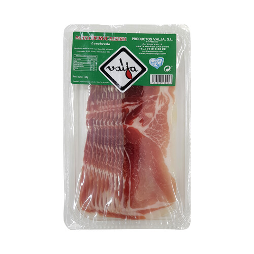 Alcampo VALJA Paleta Duroc reserva reducida en sal y cortada en lonchas con separador VALJA 150 g