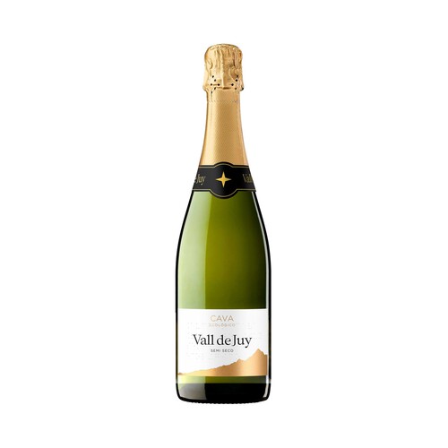 Alcampo VALL DE JUY Cava Semi Seco Ecológico Botella 75 Cl
