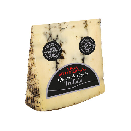 Alcampo VEGA SOTUELAMOS Cuña de queso de oveja con trufa 1/8