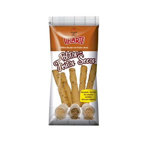 Alcampo VELARTE Palitos de frutos secos VELARTE 65 g