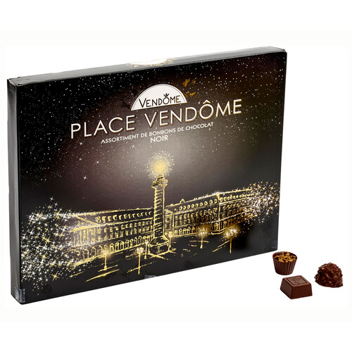 Alcampo VENDOME Caja de bombones de chocolate negro