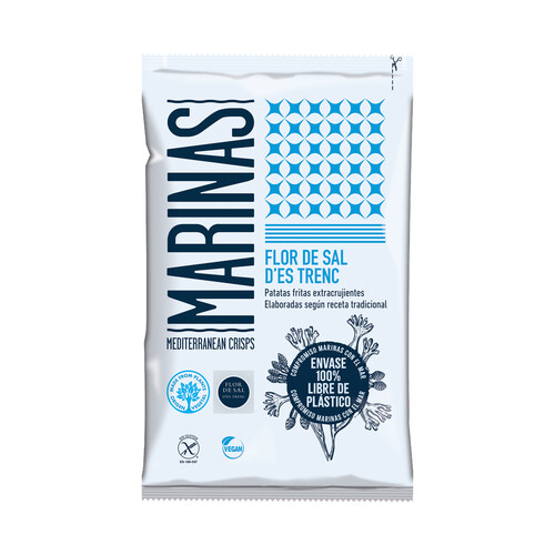 Alcampo VICENTE VIDAL Patatas fritas extracrujientes con sal d´Es Trenc VICENTE VIDAL MARINA 150 g