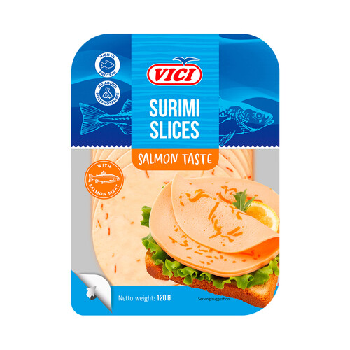 Alcampo VICI Surimi con salmon ahumado lonchas 120 g