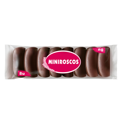 Alcampo VICKY FOODS Mini roscos de cacao 8 uds x 155 g