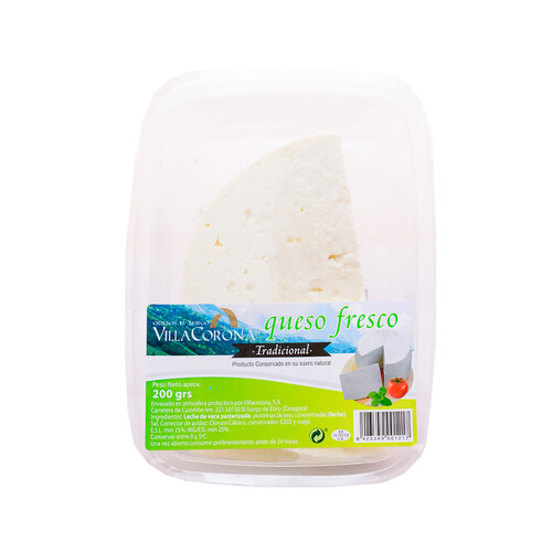 Alcampo VILLACORONA Queso fresco tradicional VILLACORONA 200 g